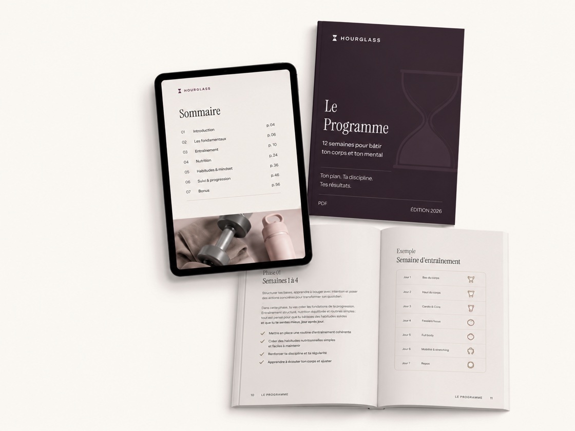 Le Programme Hourglass, PDF 12 semaines