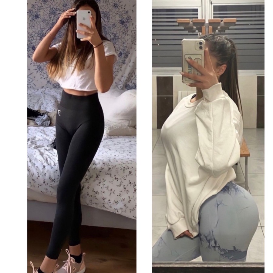 Transformation avant après d'une cliente
