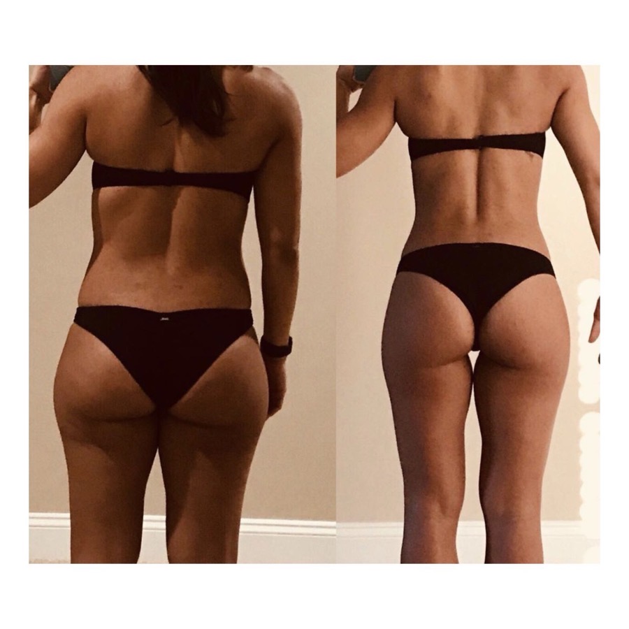 Transformation avant après d'une cliente