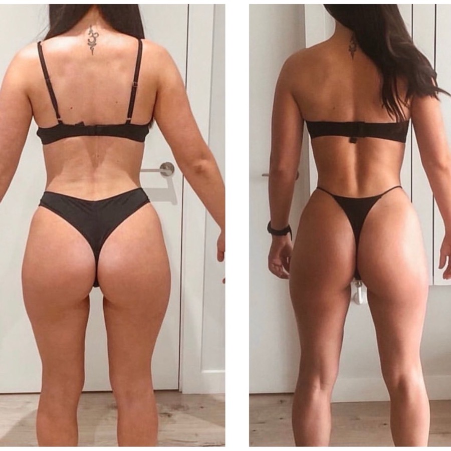 Transformation avant après d'une cliente