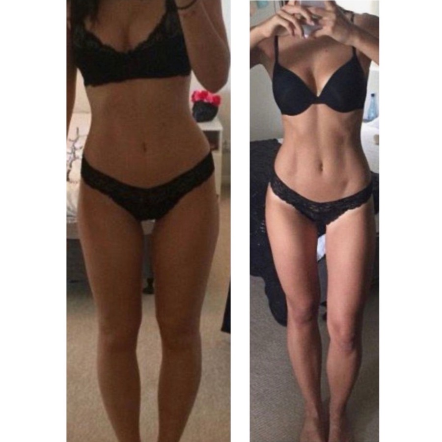 Transformation avant après d'une cliente